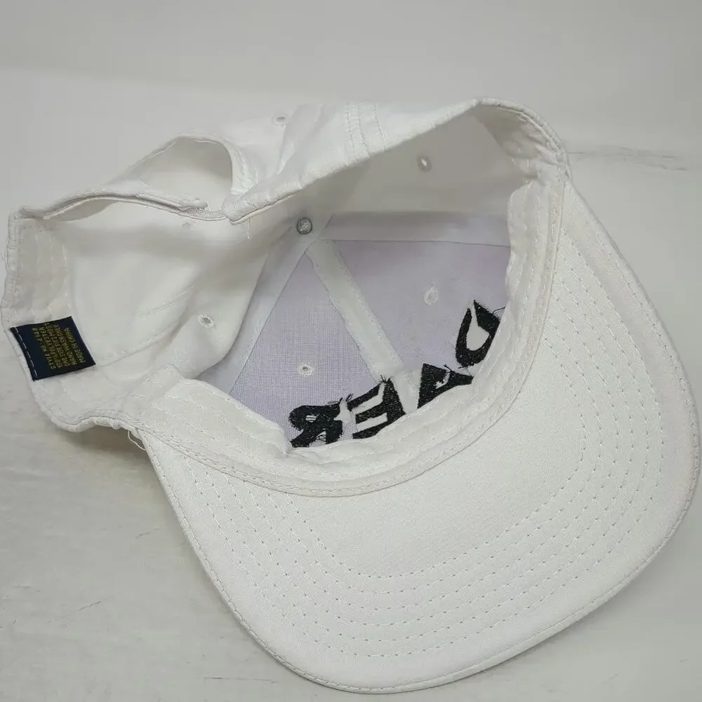 DAER Dayclub Embroidered Baseball Cap White One Size Strapback Adjustable Hat